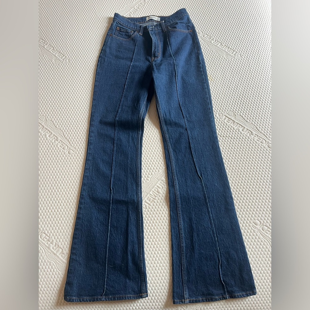 Abercrombie Women’s Dark Wash Flare Jeans